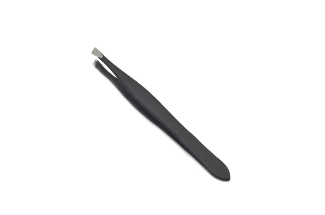 Пінцет для брів Beauty Luxury P-32 прогумований скошений 10 см