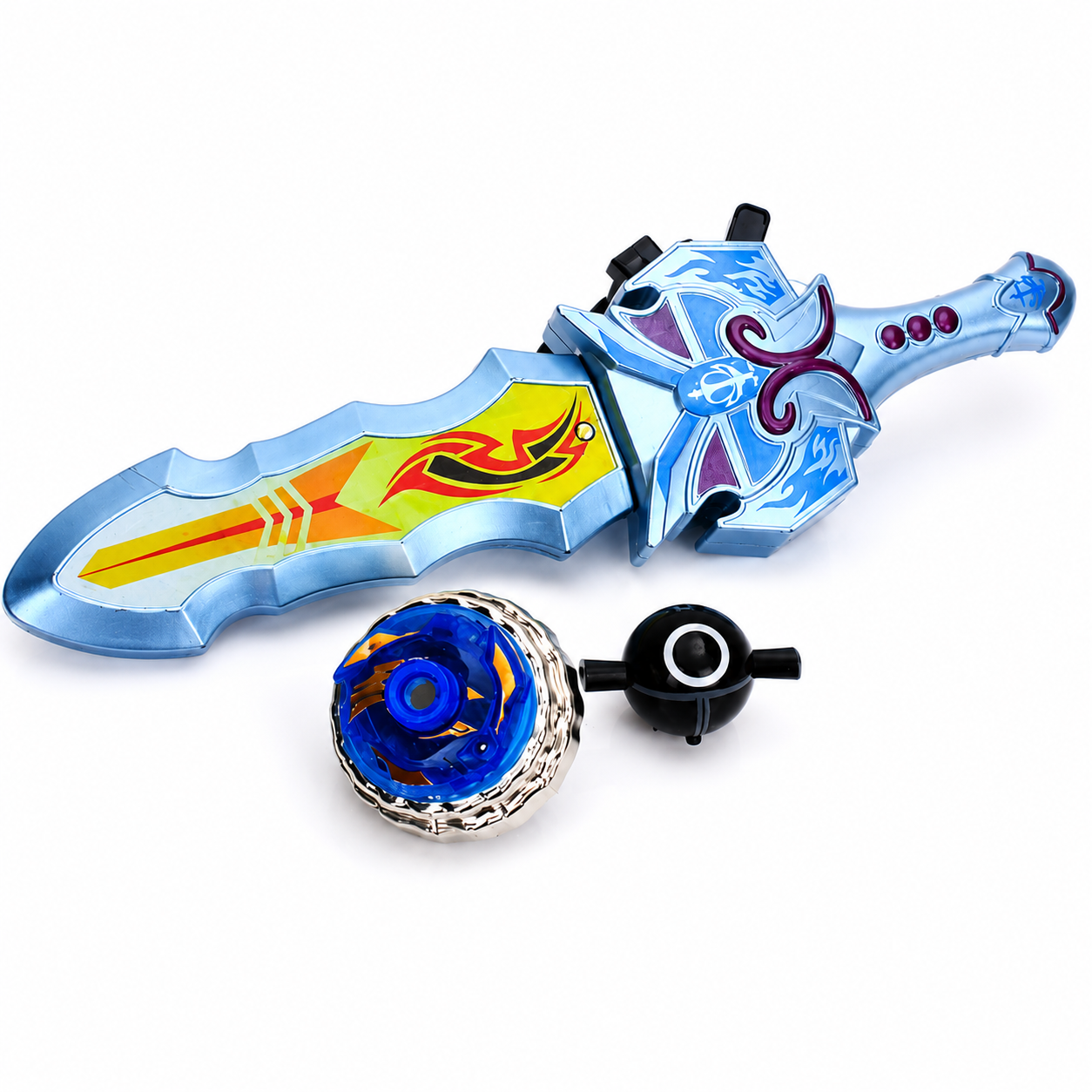 Набор игровой Beyblade с запусковым устройством в форме меча и металлическим волчком (3134861312)