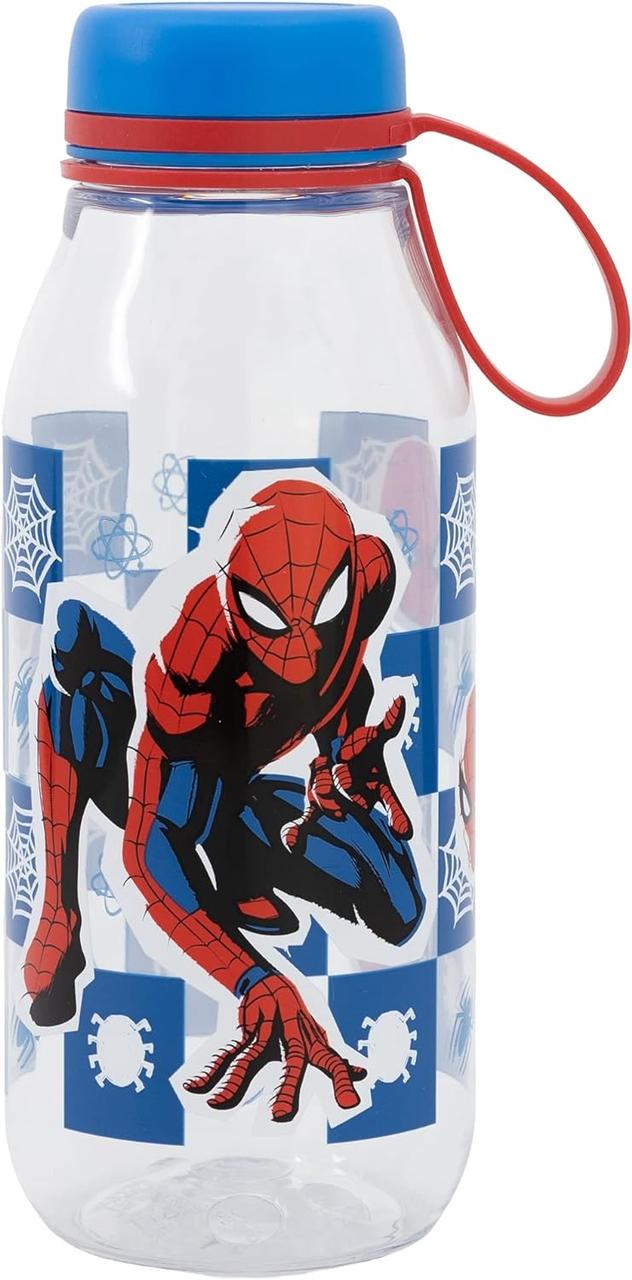 Бутылка для воды Stor Spider-Man 460 мл 17x5,5x5,5 см Красный с синим (28431585)