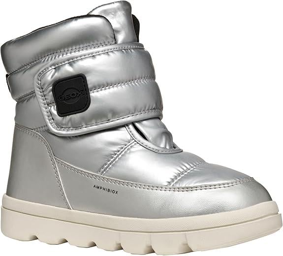 Ботинки зимние Geox Willaboom Amphibiox на липучке р. 36 Silver (27571927) - фото 7