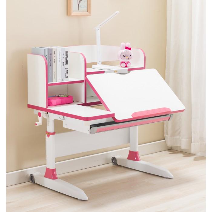 Парта детская регулируемая GT Racer DS-1603 Pink - фото 3