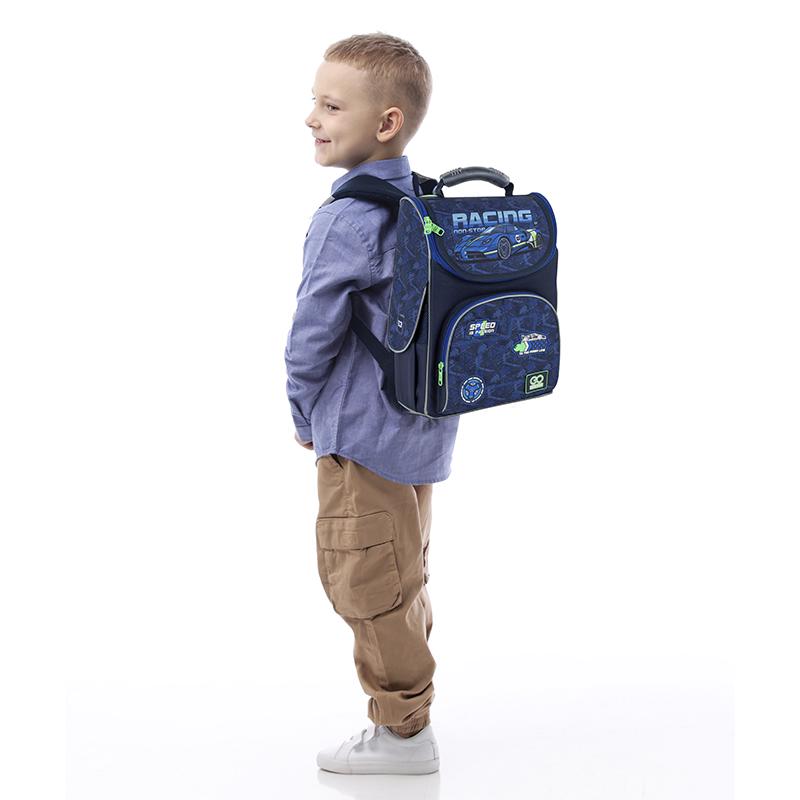 Школьный каркасный рюкзак GoPack Education GO25-5001S-6 Racing с ортопедической спинкой (995156) - фото 5 Школьный каркасный рюкзак GoPack Education GO25-5001S-6 Racing с ортопедической спинкой (995156) - фото 5