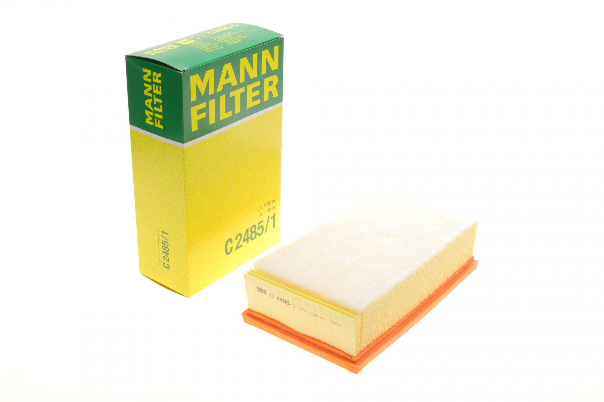 Фильтр воздушный Mann-Filter для Renault Clio 1,5dCi/1,6 16V/2,0 16V 05-14 C 2485/1)