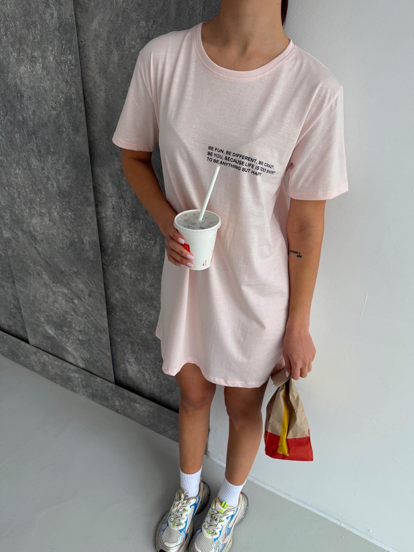 Туника-футболка Be Happy XL Нежно-розовый (ST1) - фото 2