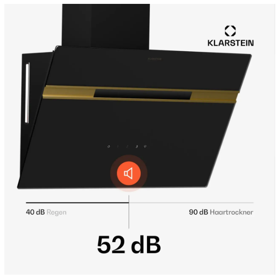 Натяжная вытяжка KLARSTEIN Alina для кухни с подсветкой 60 см 230 Вт 600 м3/ч (10046611) - фото 7