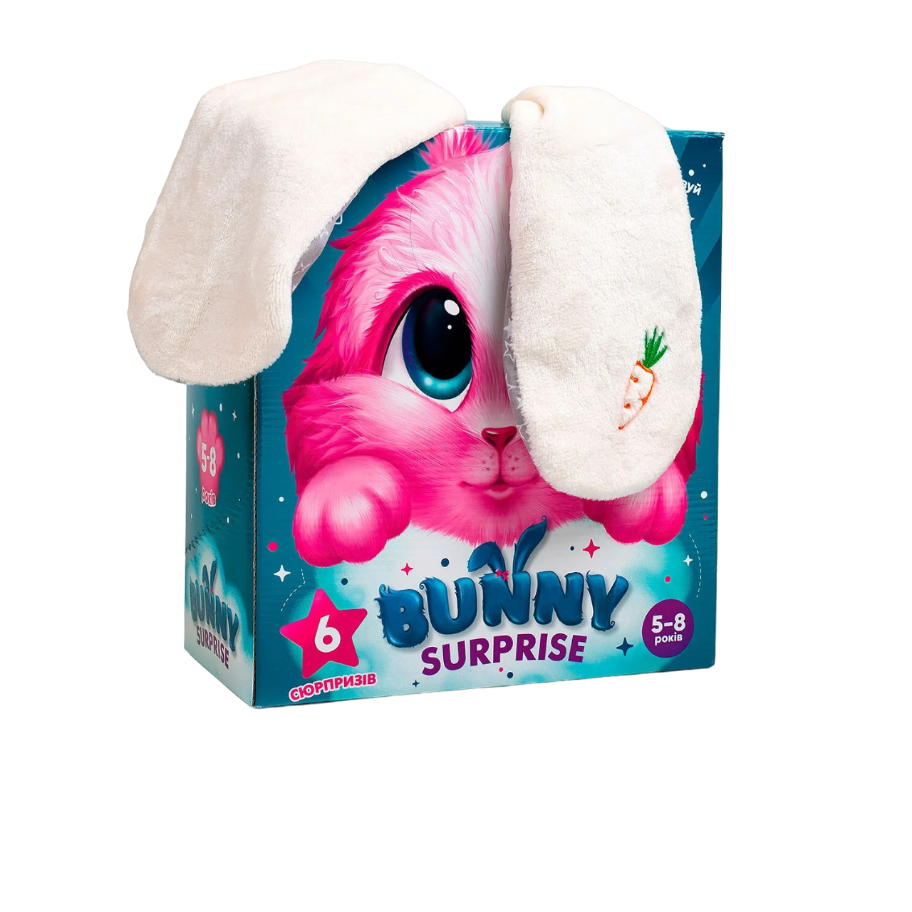 Игра настольная Vladi Toys Bunny surprise магнитная игра/пазл/набор для творчества/настольная игра/лизун Pink (144917)