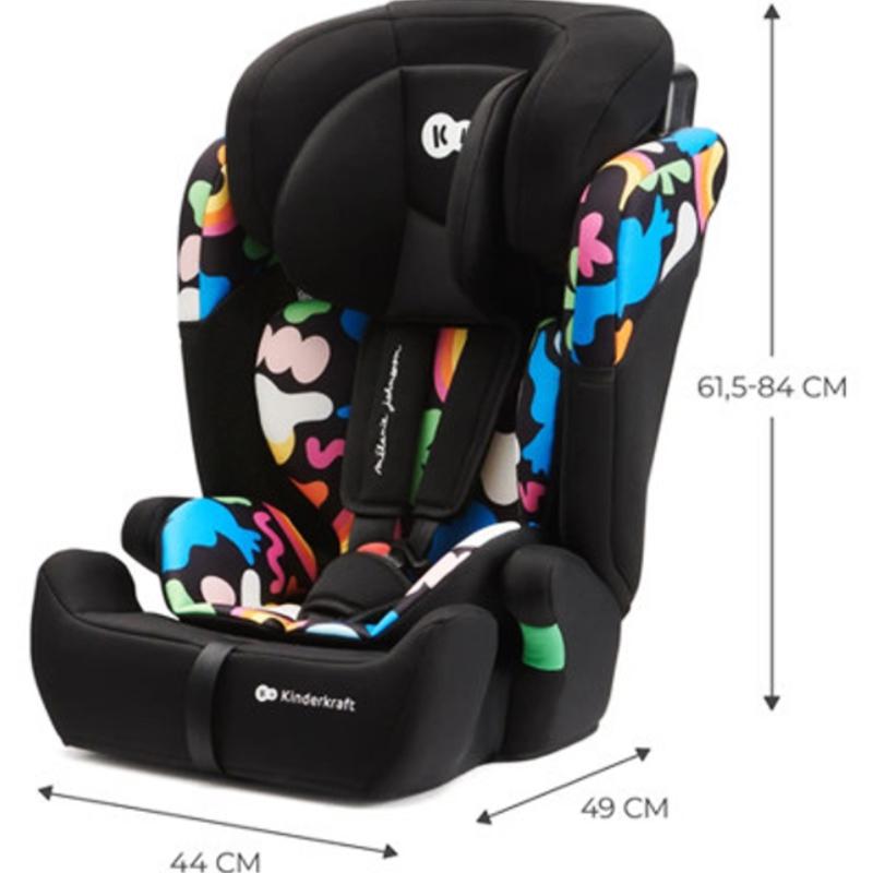 Автокрісло дитяче Kinderkraft Comfort Up i-Size Happy Shapes для дітей з 15 міс. - фото 9