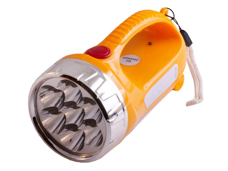 Фонарь ручной YJ-2804 аккумуляторный (4LED боковая панель)