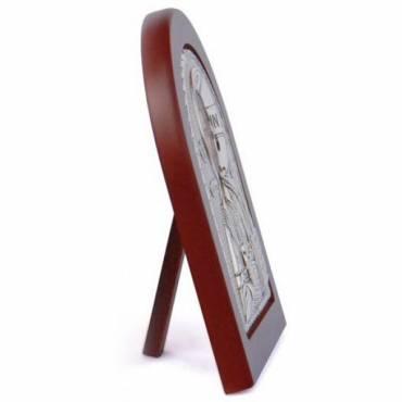 Ікона Святий Спиридон Триміфунтський в срібному окладі 925 проби та позолоті 15,6х19 см - фото 4