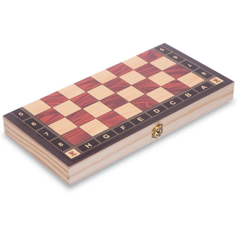 Набір настільних ігор з дерева на магнітах ZOOCEN ZC029A 3в1 29x29 см