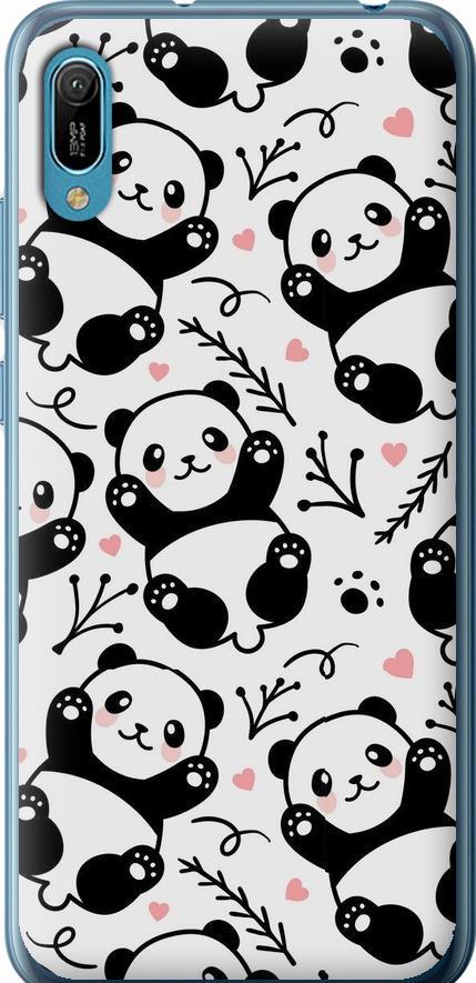 Чехол на Huawei Y6 2019 Панды (4318t-1666-42517)