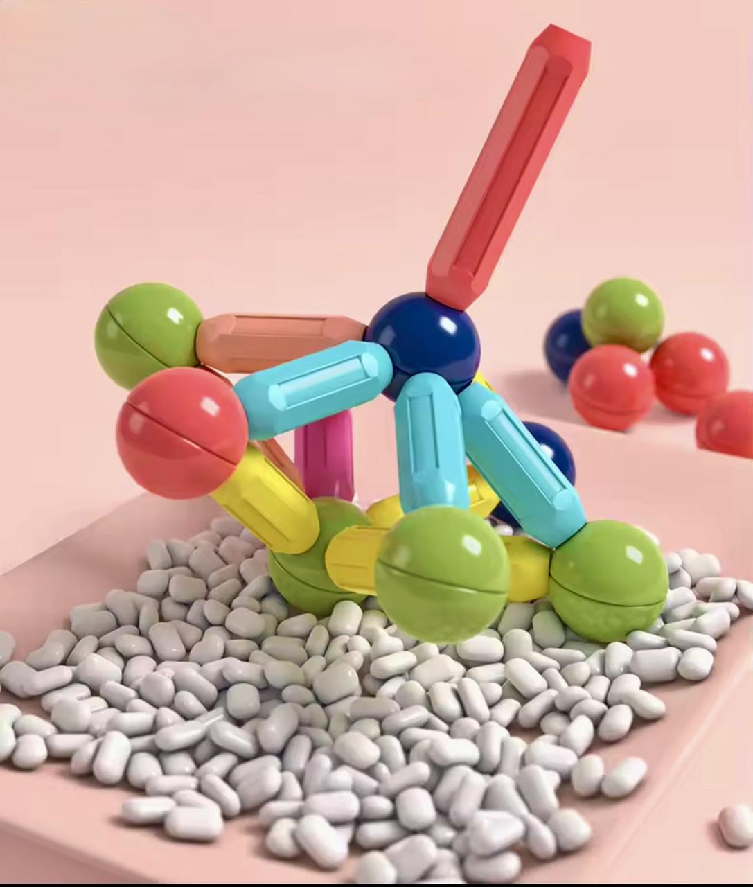 Конструктор магнітний 52 елементи (19) - фото 5 Конструктор магнітний 52 елементи (19) - фото 5