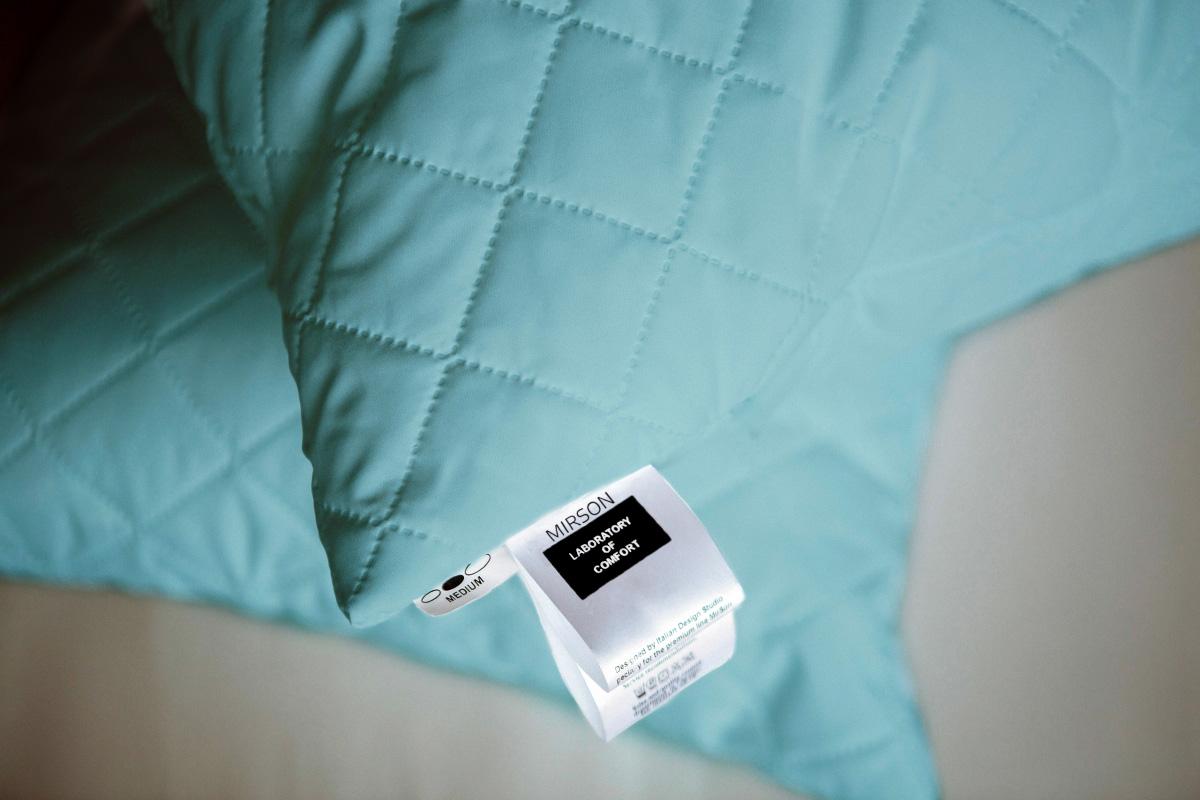 Набор подушек MirSon №1604 Eco Light антиаллергенные средние 50х70 см 2 шт. Blue (2200002652018) - фото 4 Набор подушек MirSon №1604 Eco Light антиаллергенные средние 50х70 см 2 шт. Blue (2200002652018) - фото 4