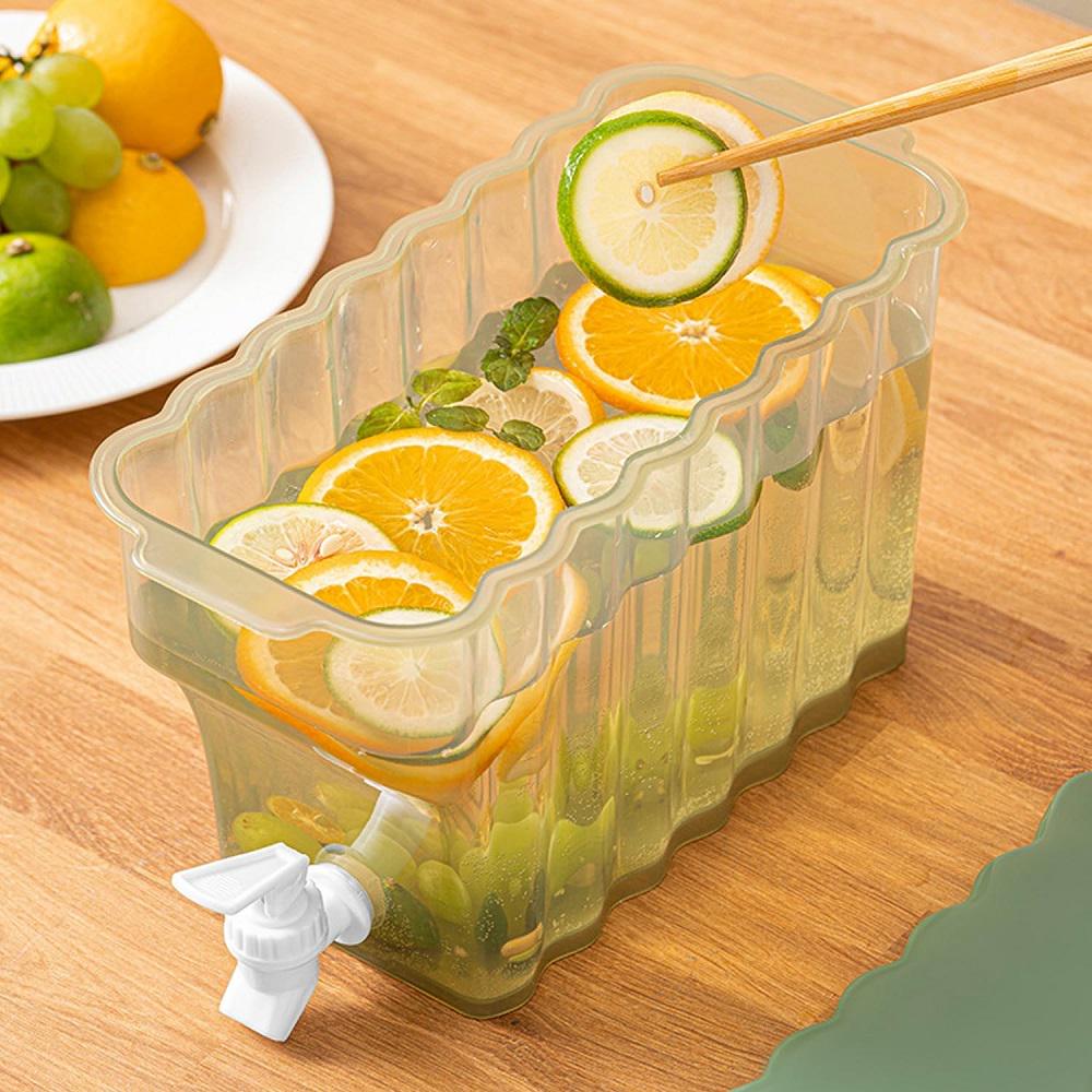 Лимонадник пластиковий Stenson R93059 3,5 л Оливковий (27317067) - фото 4 Лимонадник пластиковий Stenson R93059 3,5 л Оливковий (27317067) - фото 4