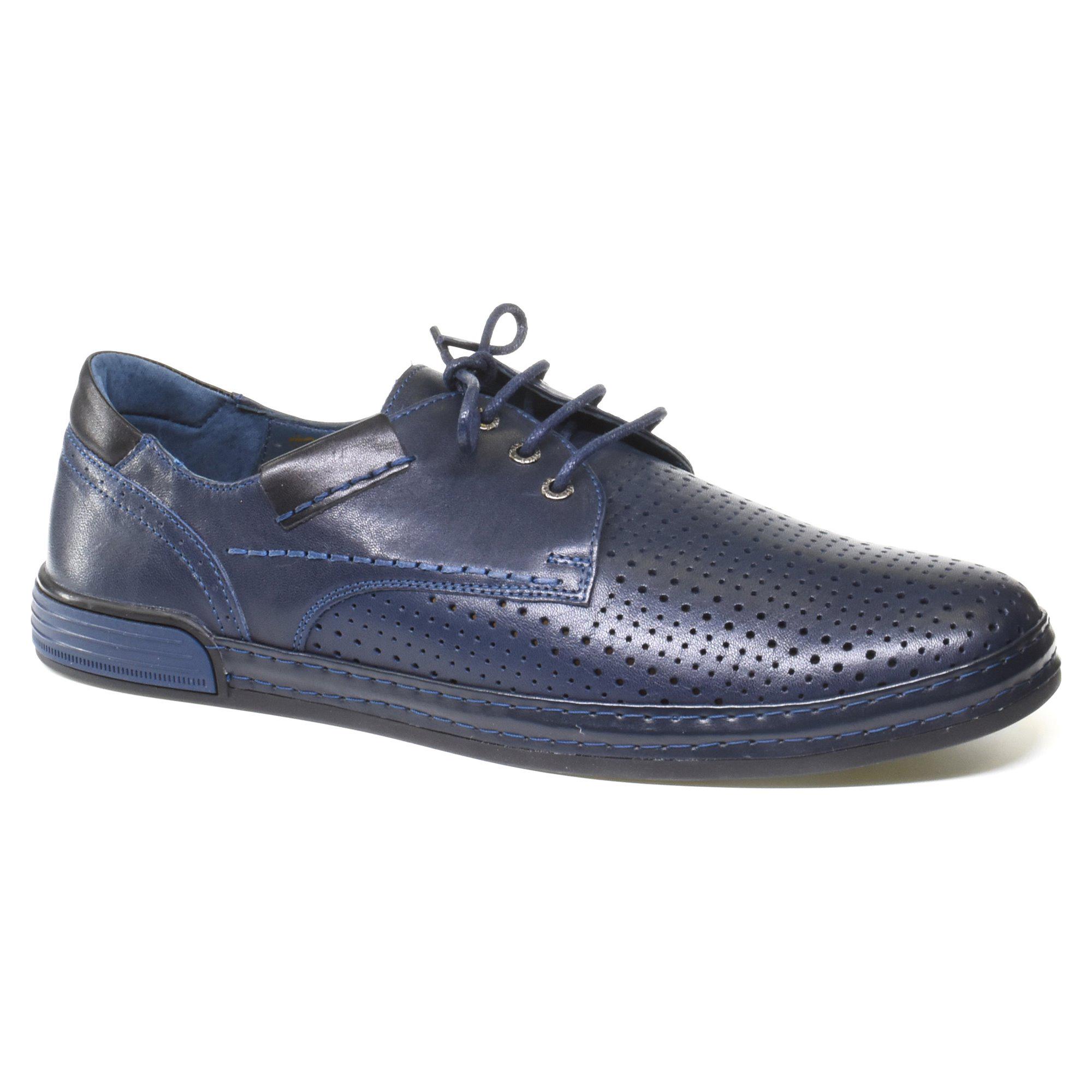 Туфли мужские весенние повседневные Kadar р. 45 Синий (89025-45)