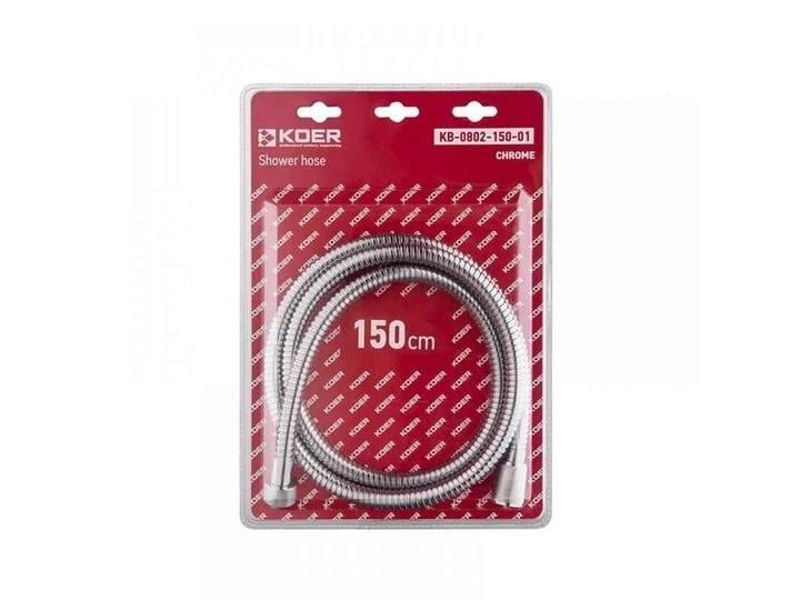 Шланг для душа KOER KB-0802-150-01 нержавеющая сталь 150 см Хром (000064672)