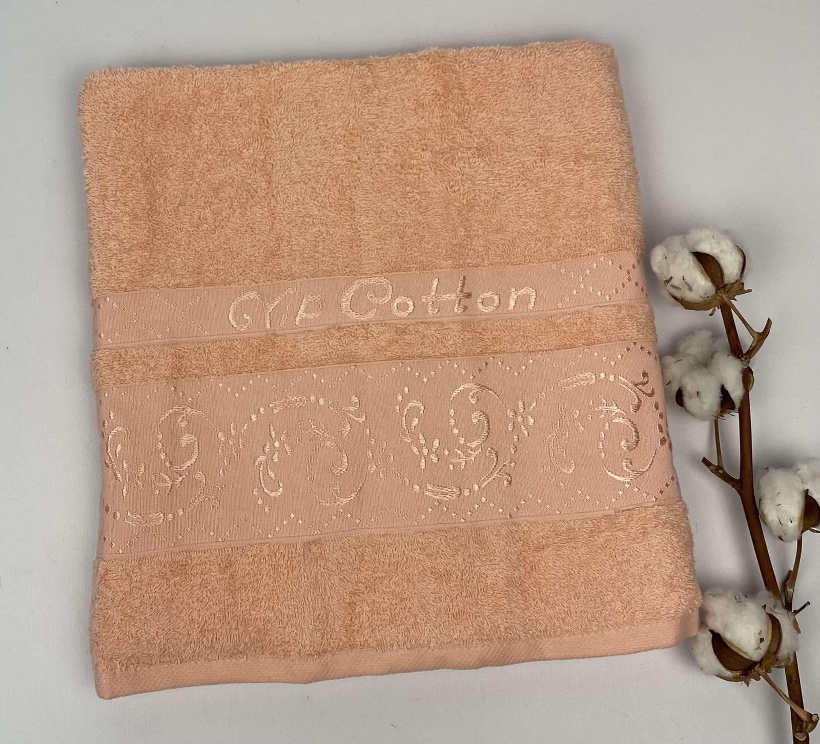 Рушник АЕ Khlopok 70х140 см Персиковий (CN21016)