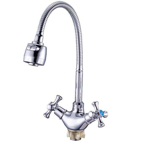 Смеситель для кухни Zegor DTZ4 E покрытие Хром