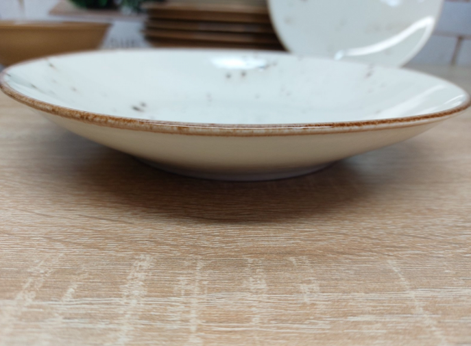 Сервиз столовый OMS TULU фарфор 6 персон 24 предмета Шоколадный/Молочный (DN24-Kahve2) - фото 3 Сервиз столовый OMS TULU фарфор 6 персон 24 предмета Шоколадный/Молочный (DN24-Kahve2) - фото 3