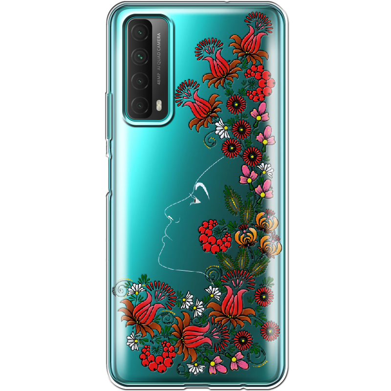 Чехол Boxface Huawei P Smart 2021 3D Ukrainian Muse Прозрачный силикон (41133-bk64-41133)