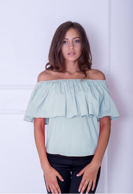 Блузка женская Podium Pasteca 12096-LIGHT/BLUE L Голубой
