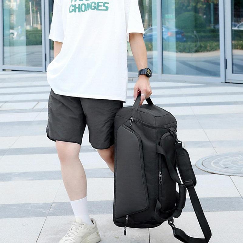 Спортивна сумка з плечовим ременем для спорту 57x26x30 см Чорний (CZYP-751B) - фото 10 Спортивна сумка з плечовим ременем для спорту 57x26x30 см Чорний (CZYP-751B) - фото 10