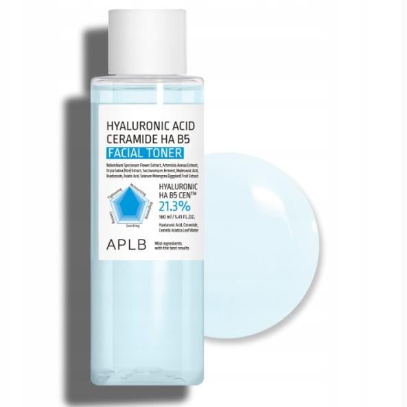 Тонер для обличчя зволожуючий APLB Hyaluronic Acid Ceramide HA B5 Facial Toner 160 мл (37459127) Тонер для обличчя зволожуючий APLB Hyaluronic Acid Ceramide HA B5 Facial Toner 160 мл (37459127)