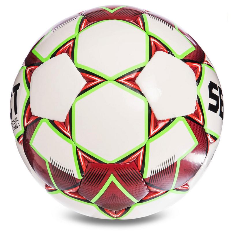 М'яч для футзалу Zelart SELECT FUTSAL SAMBA IMS NEW №4 Білий/Червоний/Салатовий (DR007308) - фото 2 М'яч для футзалу Zelart SELECT FUTSAL SAMBA IMS NEW №4 Білий/Червоний/Салатовий (DR007308) - фото 2