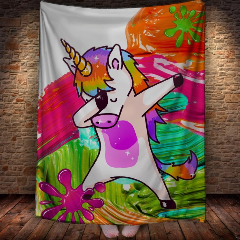 Плед с 3D принтом Единорог 150х200 см (epi_1888)