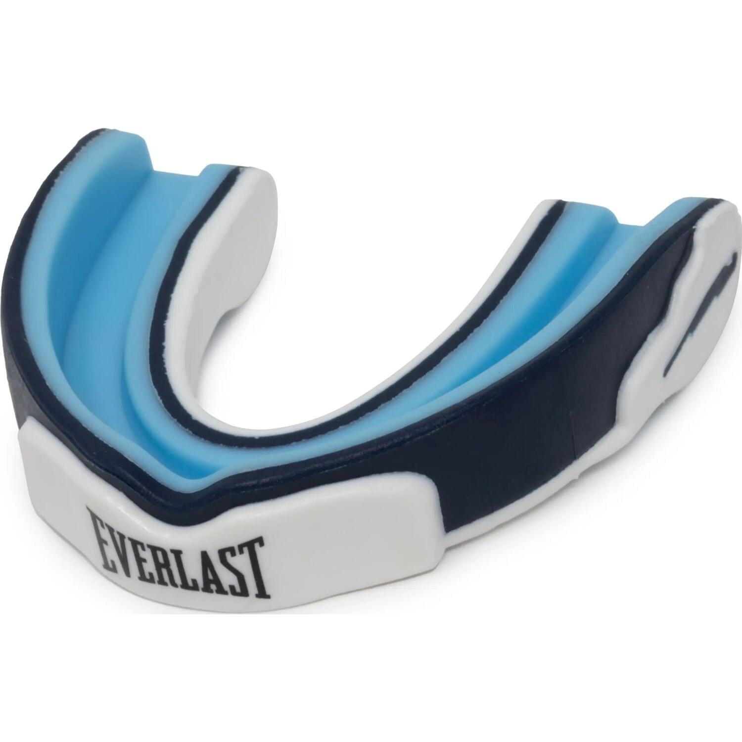 Капа одинарна Everlast EVERGEL MOUTH GUARD Блакитно-чорно-білий (P00003603)
