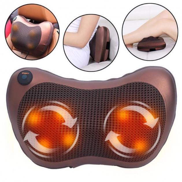 Масажна подушка в автомобіль Massage pillow для спини та шиї (245234) - фото 2