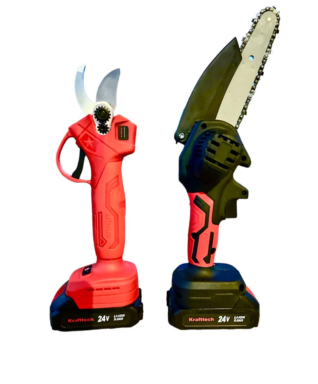 Пила ланцюгова міні/секатор Kraffec KT/BCD-360I 24V 4АР (27352330) - фото 9