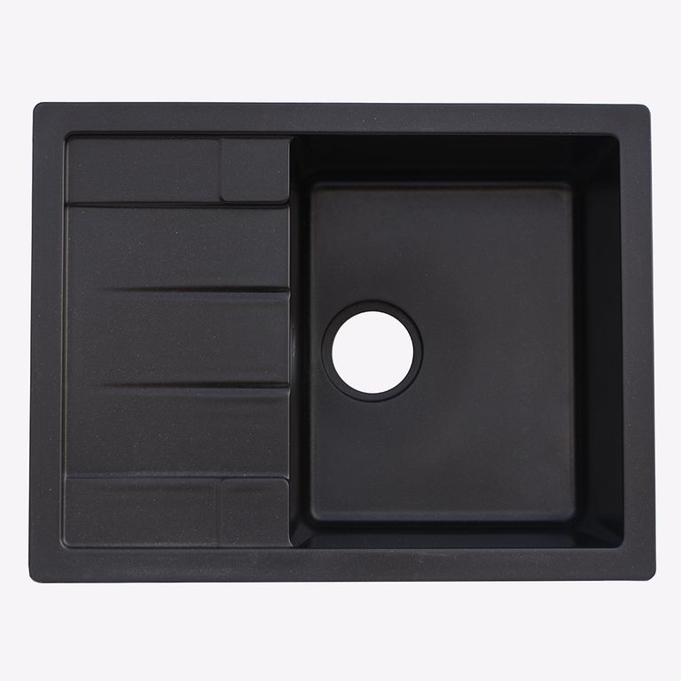 Мойка кухонная Platinum Lotos 6550 Черный (353264) Мойка кухонная Platinum Lotos 6550 Черный (353264)