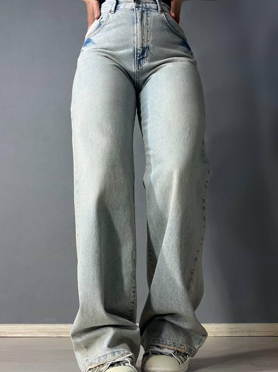 Джинсы женские ITS Basic 3146 Loose Fit Tint свободный крой прямые р. 34 Голубой (2242)