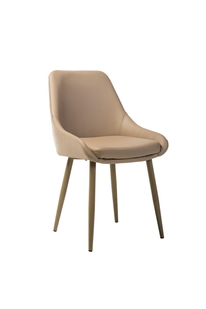 Стул для кухни Vetro Mebel N-49 металл/кожзаменитель Капучино (N-49-cappuccuno)