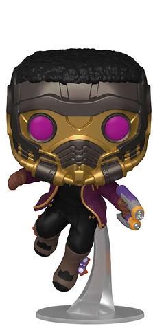 Фігурка Funko Pop №871 Bobble Marvel What If T'Challa Star-Lord (bcff6fab)