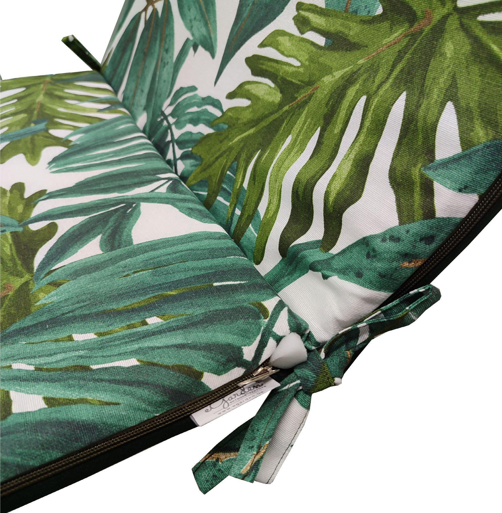 Матрац для шезлонга eGarden KIMO VERDE 195x58x4 см (5879) - фото 3 Матрац для шезлонга eGarden KIMO VERDE 195x58x4 см (5879) - фото 3