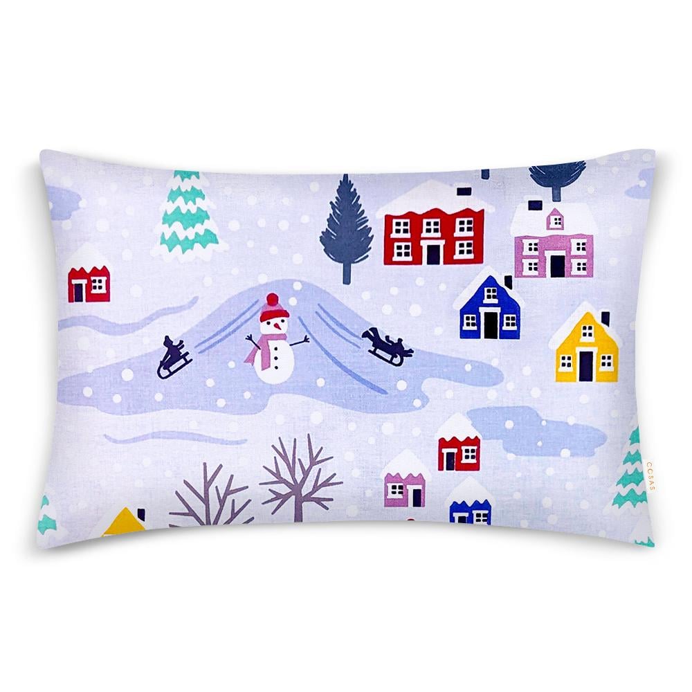 Наволочка детская фланель Cosas SNOWMAN 40х60 см (4822052373200)
