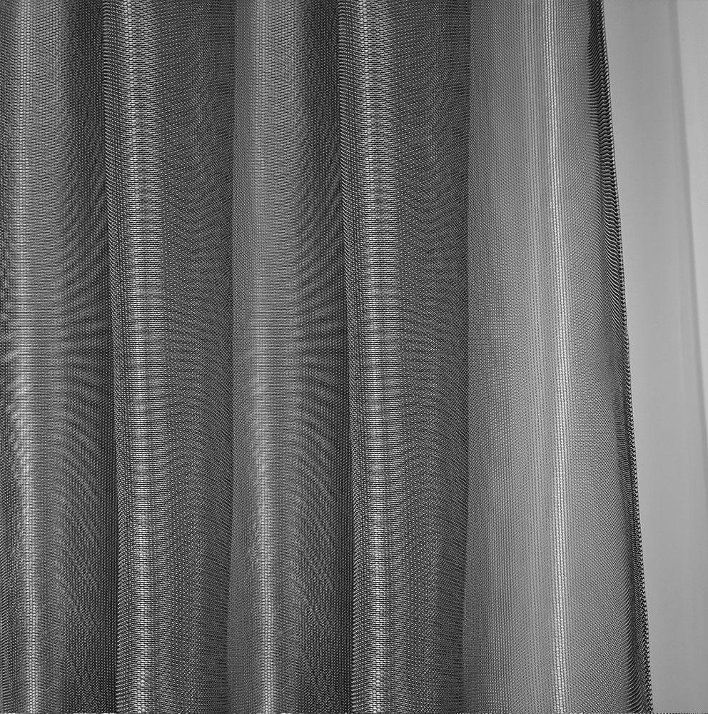 Комплект тюлів Pivdenne на кухню 140х170 см 2 шт. і підв'язки сітка чорний (20304-170-2) - фото 3 Комплект тюлів Pivdenne на кухню 140х170 см 2 шт. і підв'язки сітка чорний (20304-170-2) - фото 3