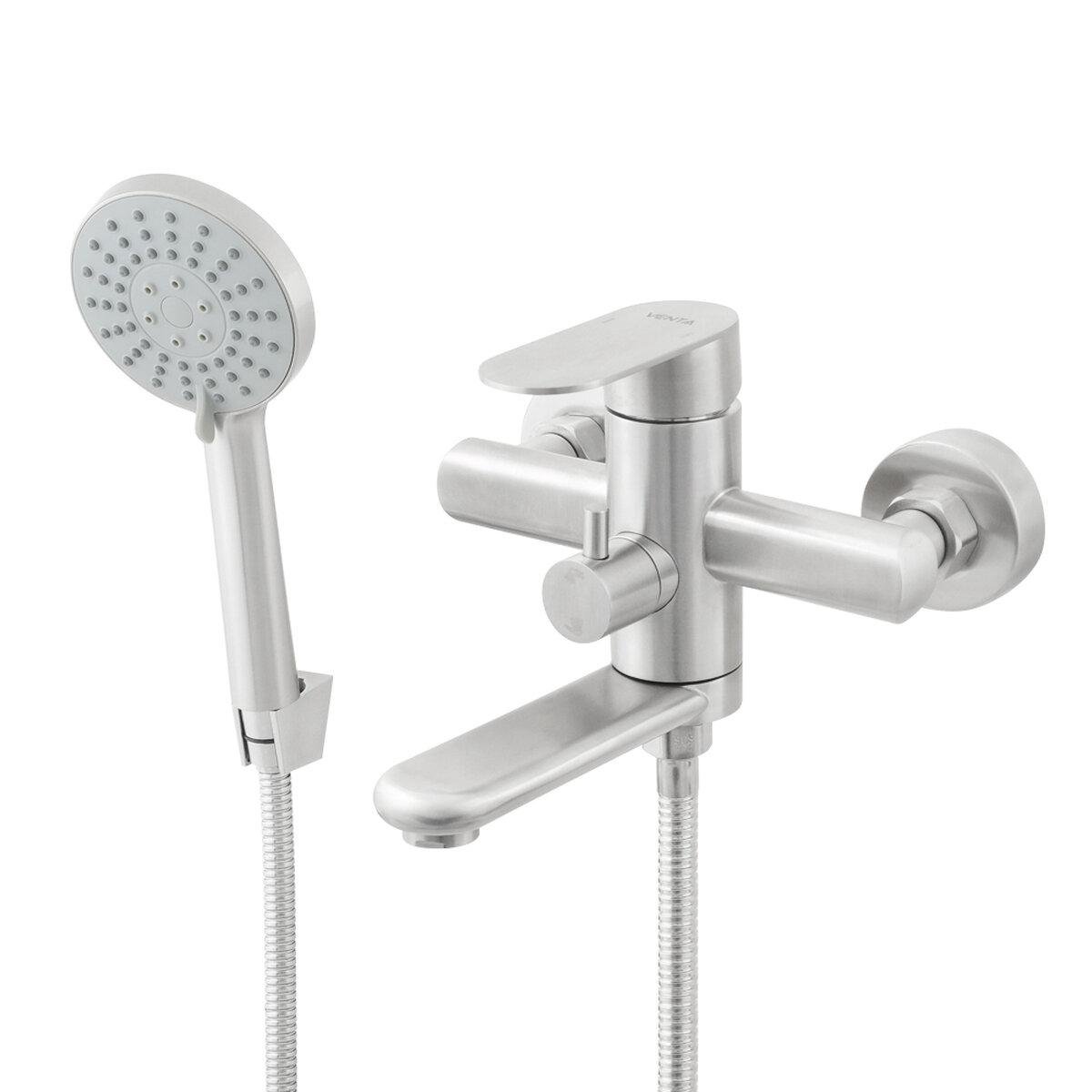 Смеситель для ванны Venta VL362KS с лейкой для душа Сатин (SW-100760)