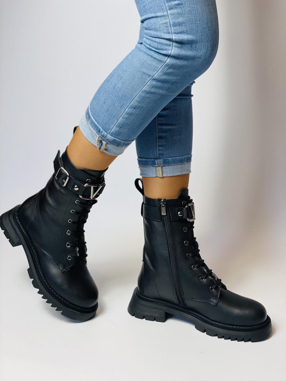 Ботинки женские зимние Evromoda р. 40 25,5 см Черный (2700) - фото 3 Ботинки женские зимние Evromoda р. 40 25,5 см Черный (2700) - фото 3