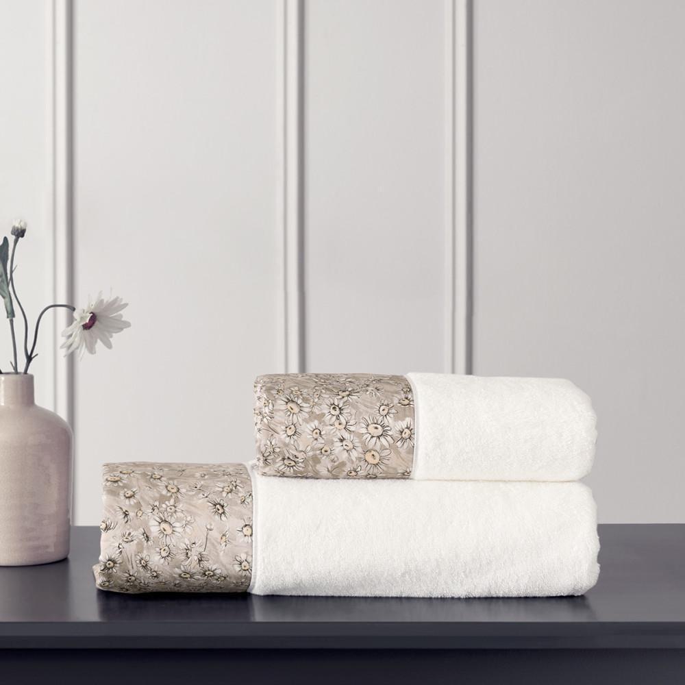 Набор полотенец Tivolyo Home Mari 50х100/75х150 см Бежевый