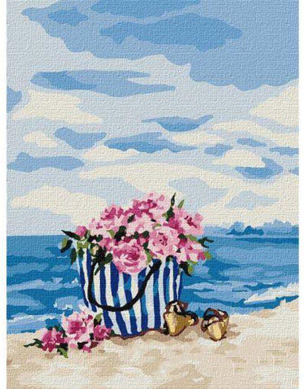 Картина по номерам Идейка Отдых на побережье Елена Вавилина КНО2991 холст на подрамнике 30x40 см (1503522931)