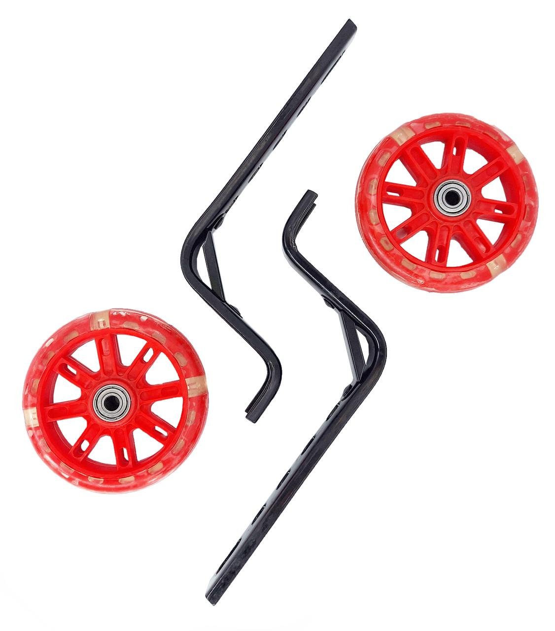 Колеса опорные светодиодные для детского велосипеда 12-20" Красный (G0000995) - фото 2 Колеса опорные светодиодные для детского велосипеда 12-20" Красный (G0000995) - фото 2