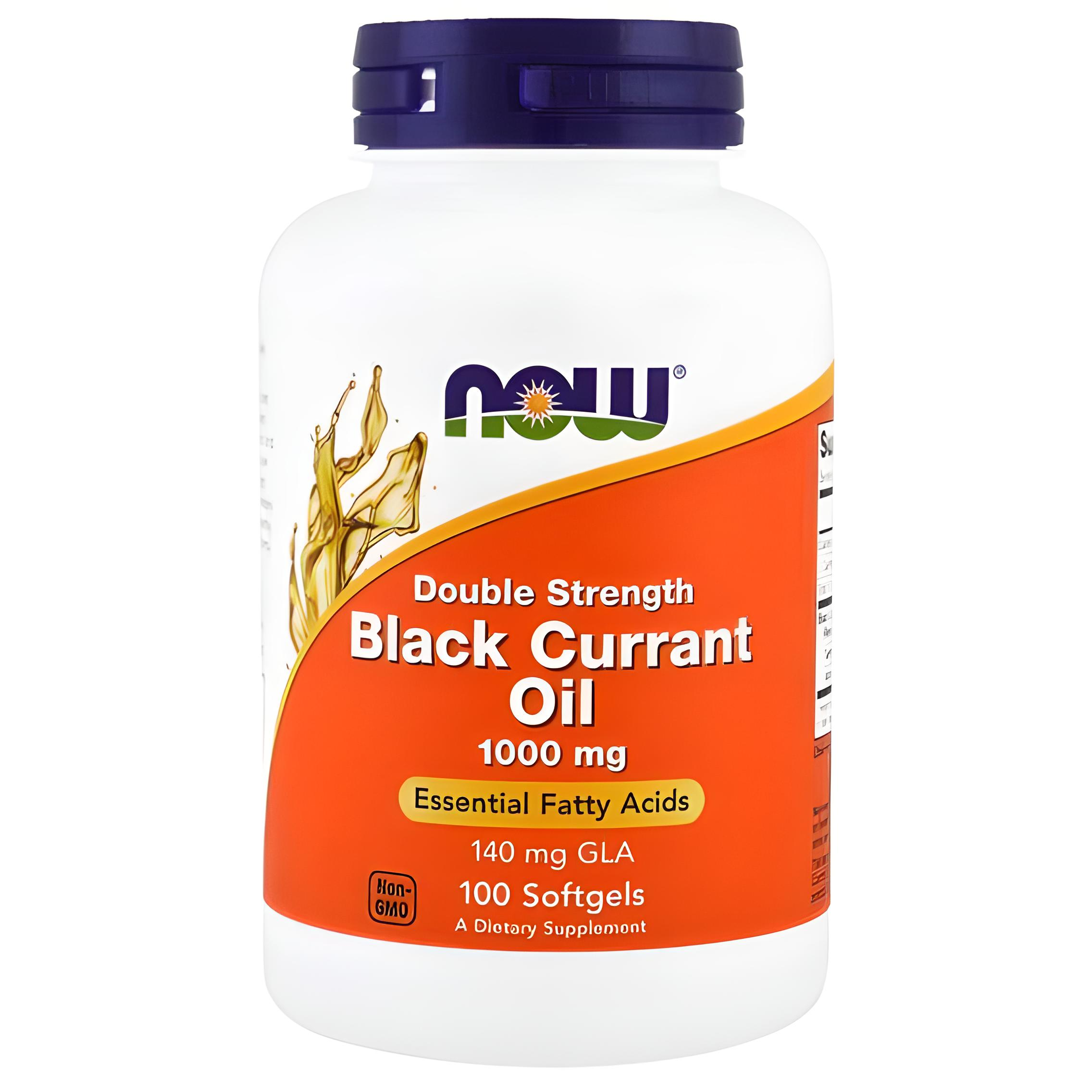 Масло черной смородины NOW Foods Black Currant Oil 1000 мг 100 Softgels