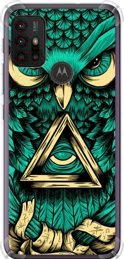 Чехол на Motorola Moto G30 Сова Арт-тату (3971sp-2320-42517)
