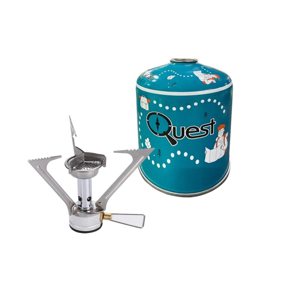 Набір газовий пальник BRS-1 складний/газовий балон бутановий Quest 450гр (31461261) Набір газовий пальник BRS-1 складний/газовий балон бутановий Quest 450гр (31461261)