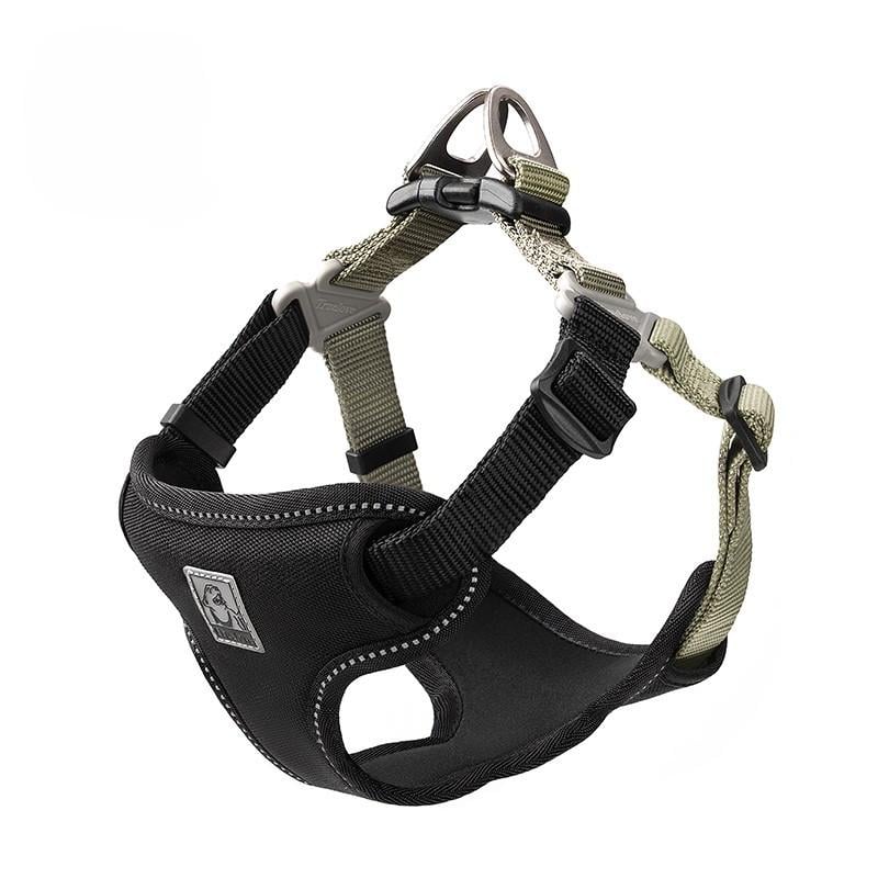 Шлея для собак Truelove TLH5951 светоотражающая с мягкой подкладкой регулируемая S Черный/Хаки