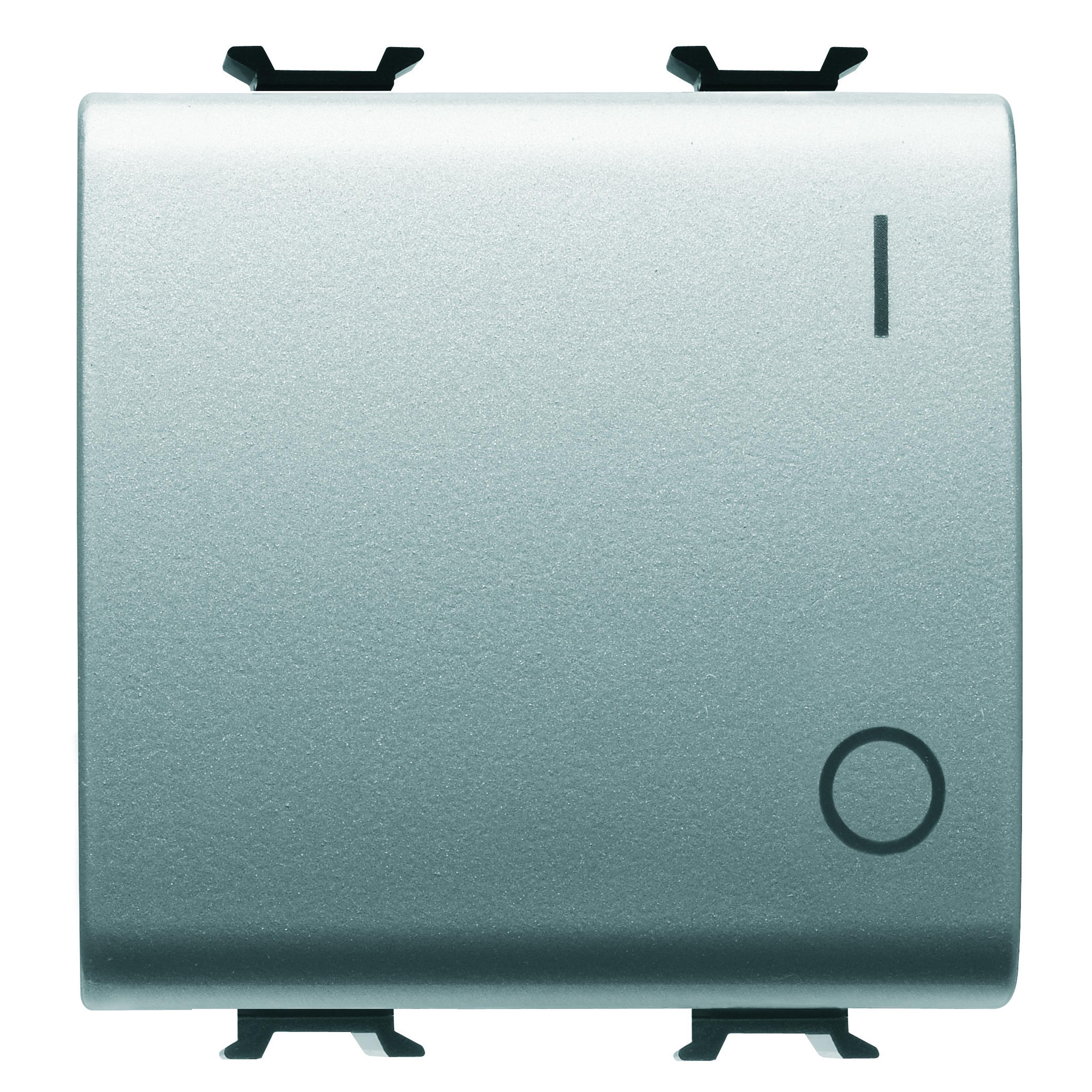 Выключатель одноклавишный Gewiss Chorusmart технополимер Титан (GW14034)