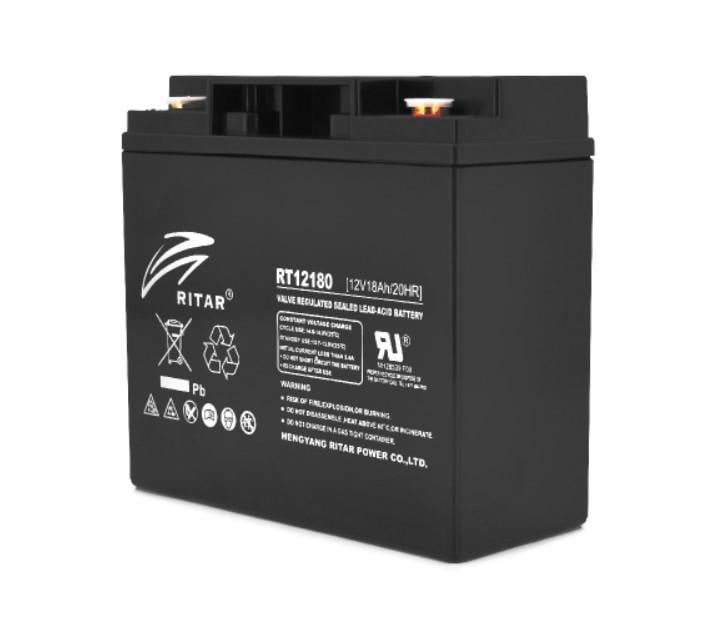 Аккумуляторна батарея Ritar AGM RT12180B Q4 Q4 12V 18,0Ah Black